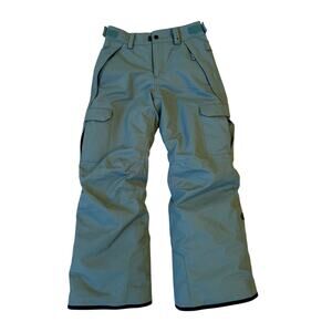 686 Infinity Youth Snowboard Ski Pants Size Medium Sage Green 10K Waterproof
